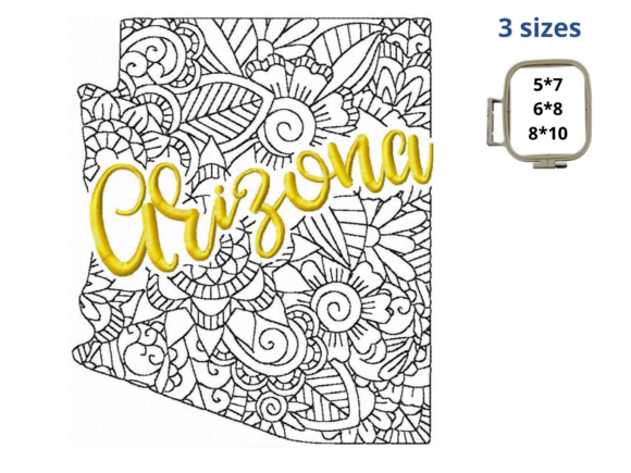 Arizona State Embroidery Design for Handmade Gifts Review