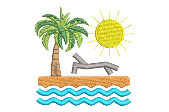 Beach Landscape Embroidery: A Designer’s Sweatshirt Review