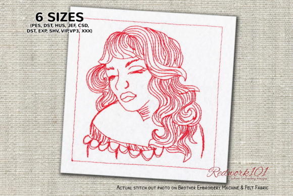 Beautiful Young Girl Redwork: A Designer’s Apparel Review