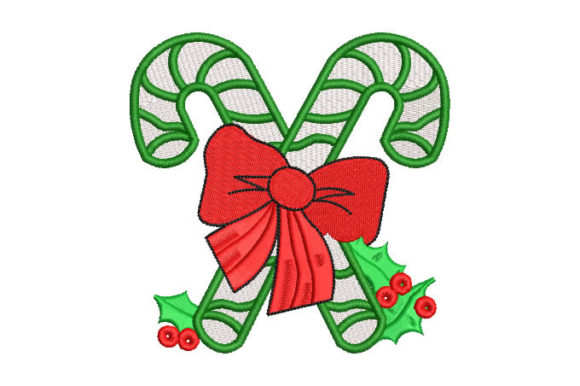 Candy Cane for Christmas Embroidery Design Review