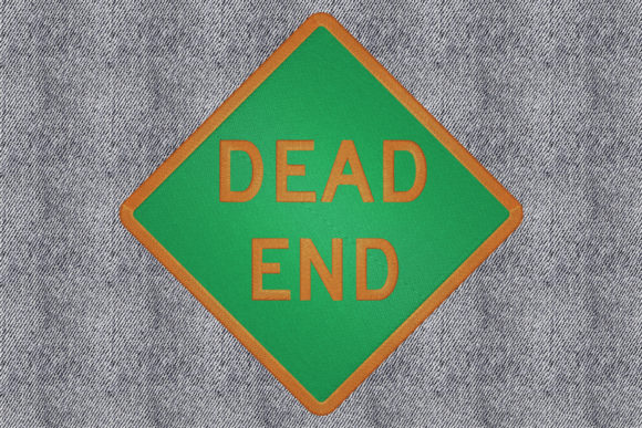 Dead End Sign Embroidery Review for Craft Fair Sellers