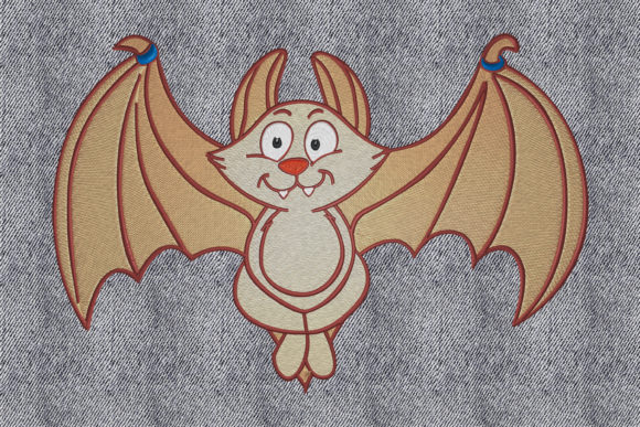 Happy Bat Embroidery Design: A Designer’s Review for Apparel