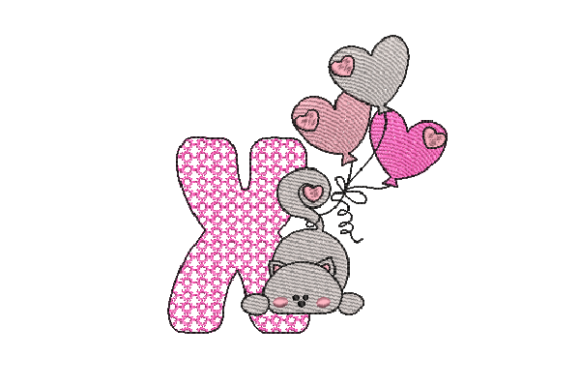 Letter X Cat Sketch: A Craft Fair Embroidery Designer's Review