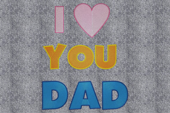 Love You Dad Embroidery Design: A Designerβs Review