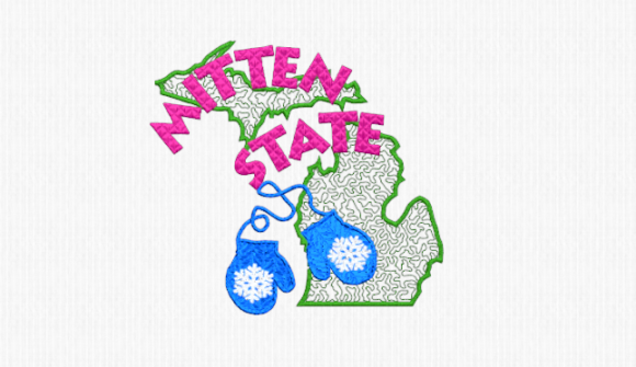 Michigan Mitten State Embroidery: A Designer’s Field Test