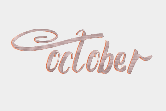 October Embroidery Lettering: An Expert Designer's Practical Review