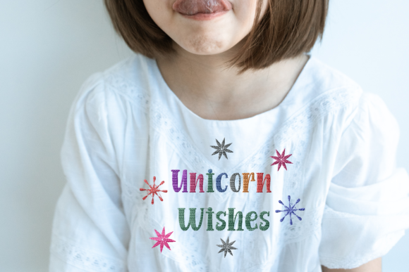 Unicorn Wishes Lettering Embroidery Design Review
