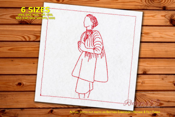 Woman Praying Lineart: A Seasonal Embroidery Review
