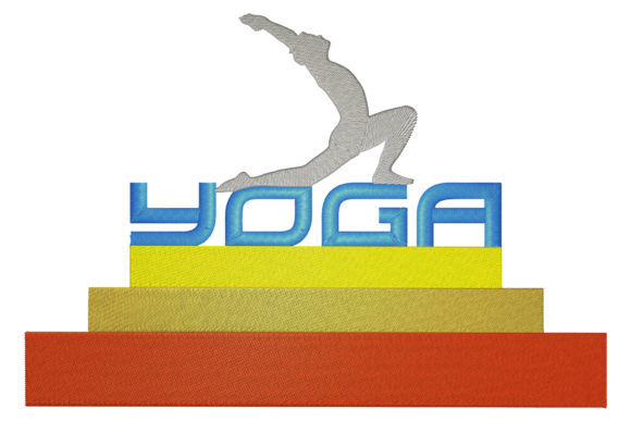 Yoga: A Premium Embroidery Design for Boutique Apparel